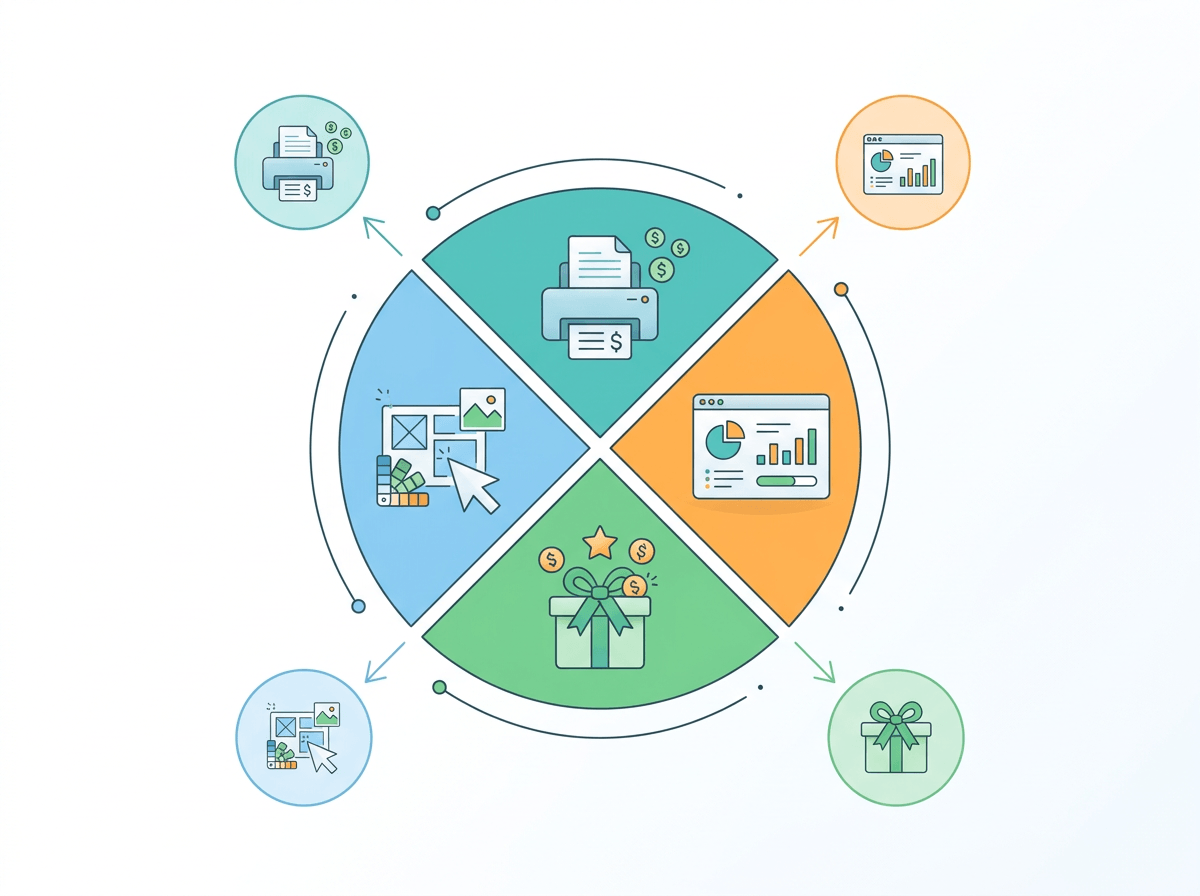 Detailed cost breakdown of different loyalty program types for small businesses